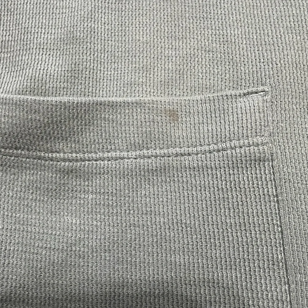 J Jill Sweater Womens V Neck Pullover Green Knit Pocket Casual Size M - Picture 5 of 6